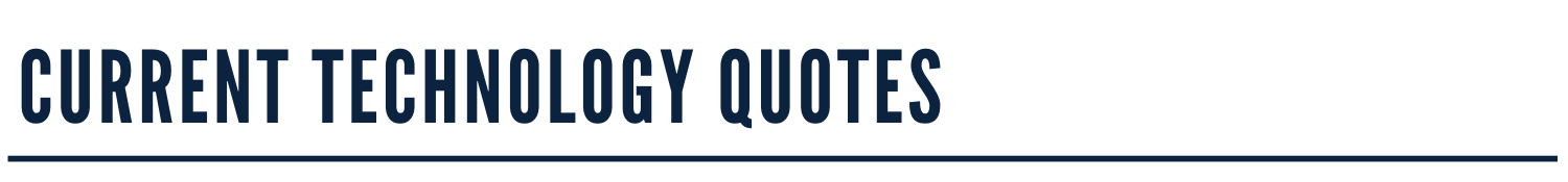 Current Tech Quotes Banner